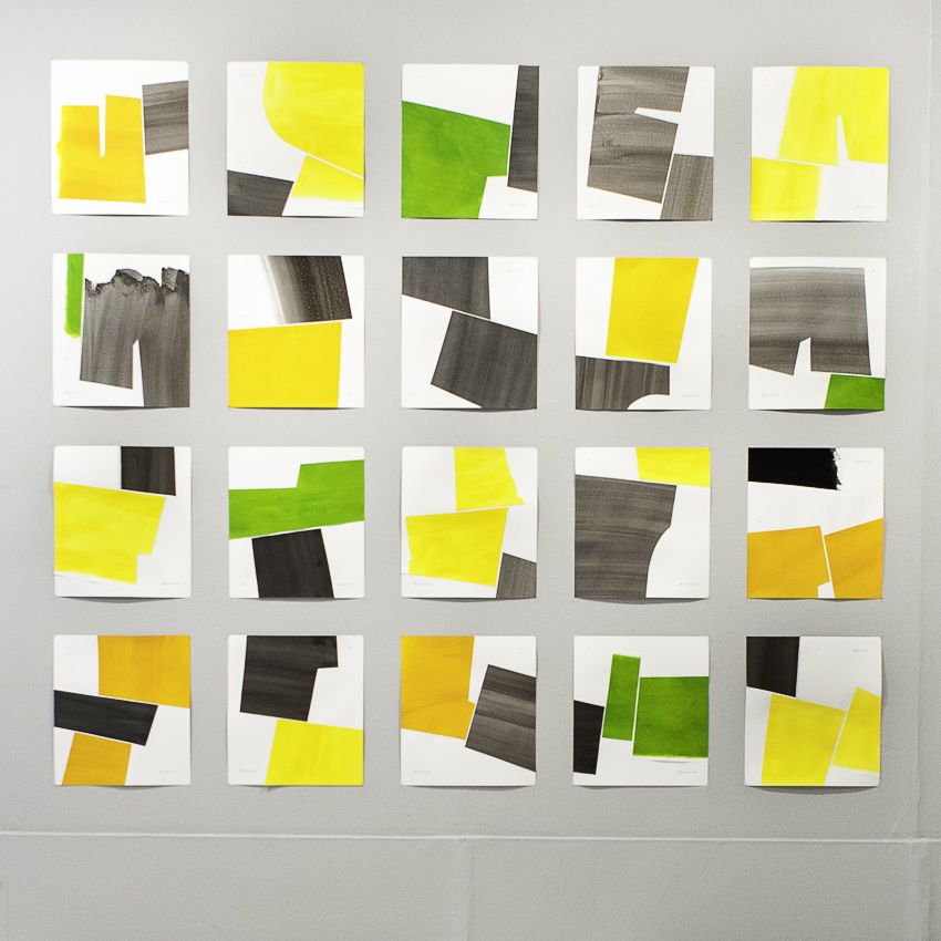 Arbeiten auf Papier von Marc Raymond, Schweizer Bildhauer